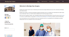 Desktop Screenshot of bendigodaysurgery.com.au