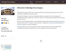 Tablet Screenshot of bendigodaysurgery.com.au